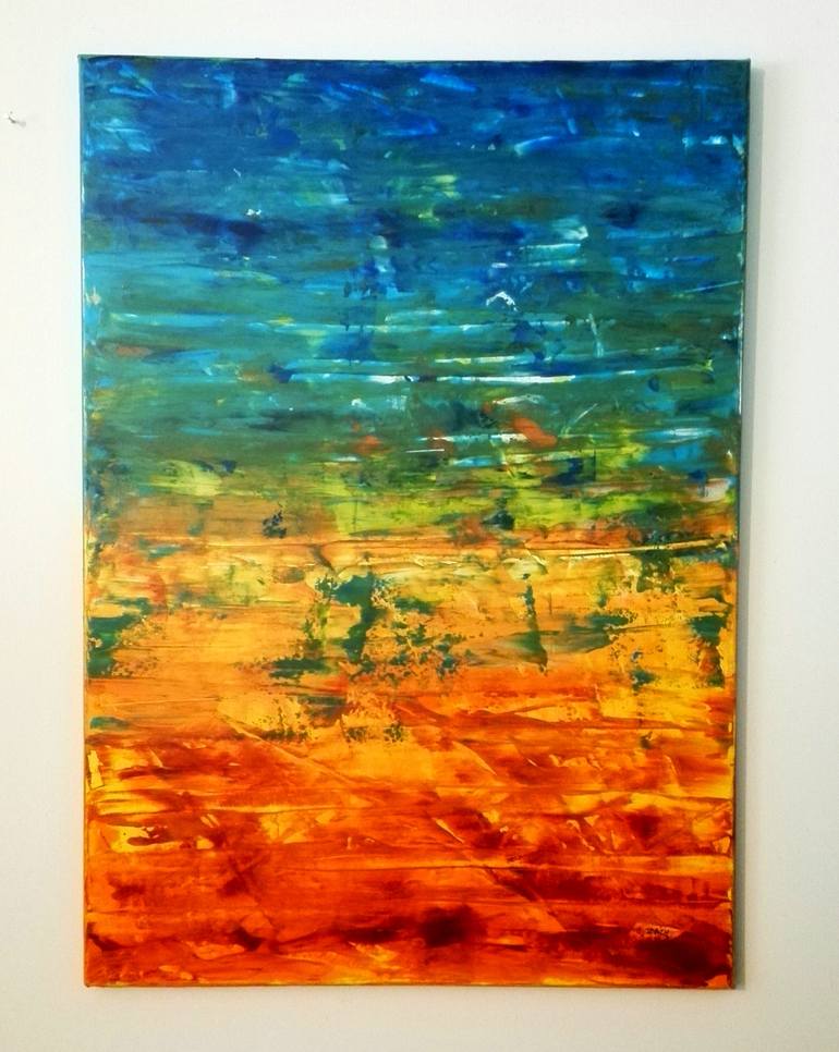 Original Conceptual Abstract Painting by Dermot Daly