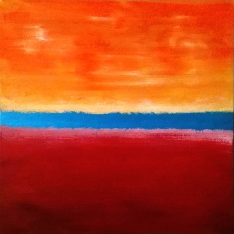 HORIZON. Large 24 abstract Painting by Dermot Daly | Saatchi Art