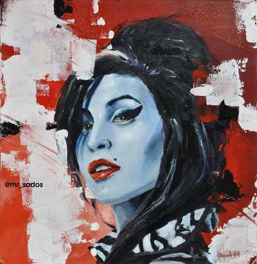 Portrait of Amy Winehouse thumb