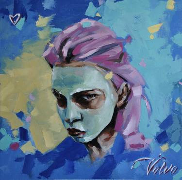 Original Portrait Painting by Andrii Sadilov