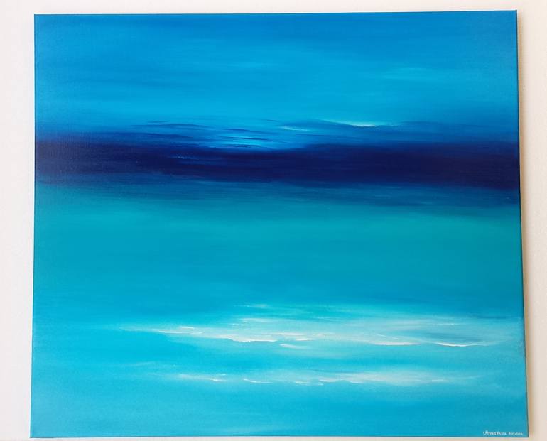 Original Abstract Seascape Painting by Anastasia Gehring