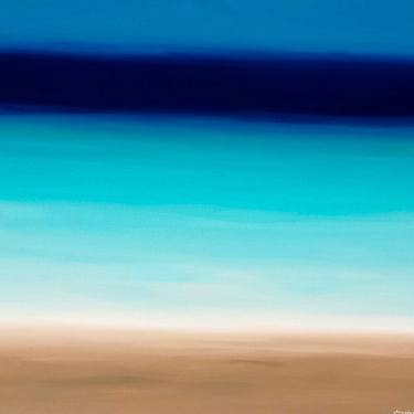 Original Abstract Beach Paintings by Anastasia Gehring