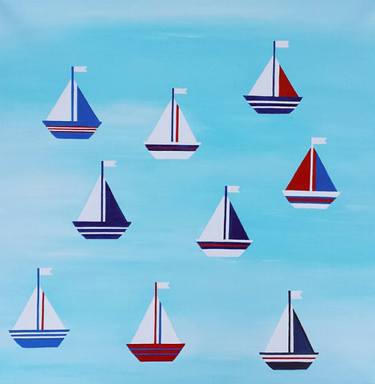 Original Boat Paintings by Anastasia Gehring