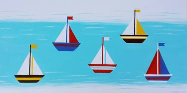 Original Boat Paintings by Anastasia Gehring