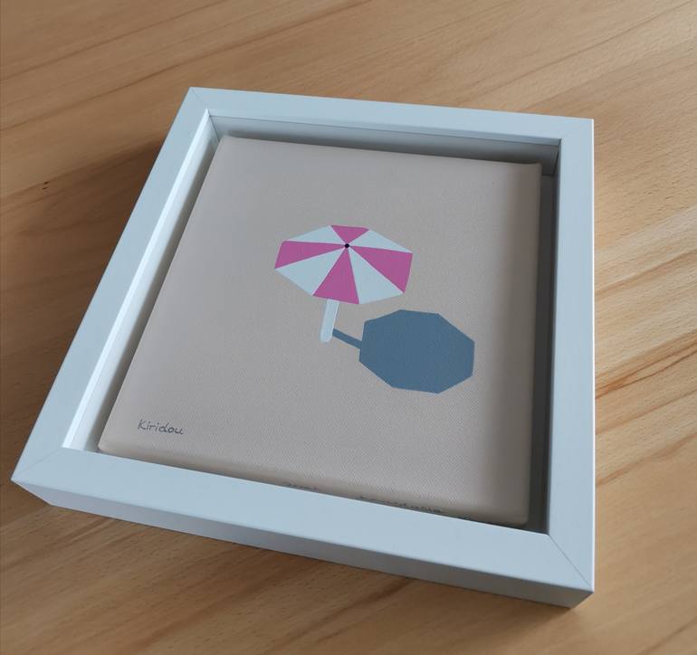 Original Art Deco Beach Painting by Anastasia Gehring