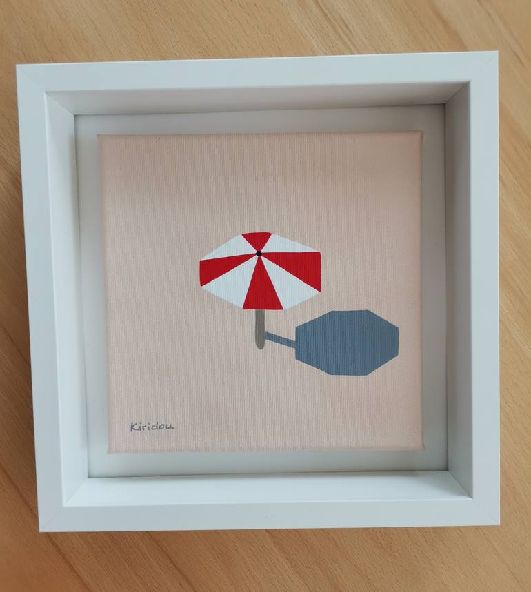 Original Art Deco Beach Painting by Anastasia Gehring