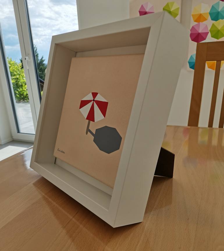 Original Art Deco Beach Painting by Anastasia Gehring