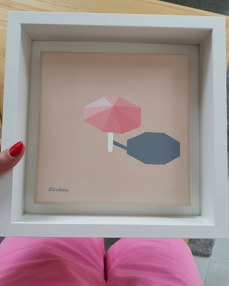 Original Art Deco Beach Painting by Anastasia Gehring