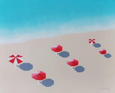 Original Beach Paintings by Anastasia Gehring