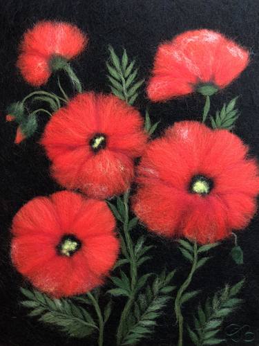 Original Floral Paintings by Oksana Ball