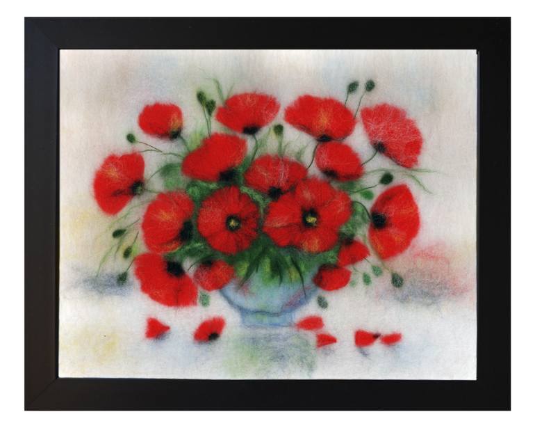 Original Fine Art Floral Painting by Oksana Ball