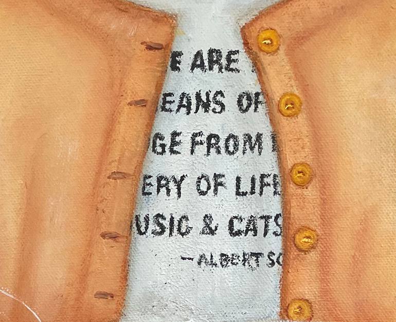 Original Contemporary Cats Painting by René Hein