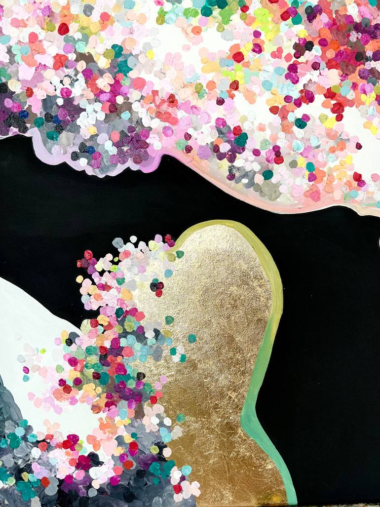 Original Abstract Expressionism Abstract Painting by Maria Esmar