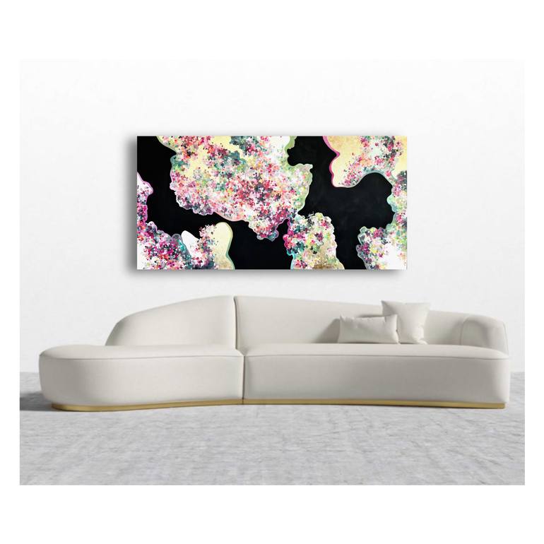 Original Abstract Expressionism Abstract Painting by Maria Esmar