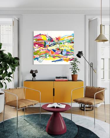 Original Abstract Expressionism Abstract Paintings by Maria Esmar