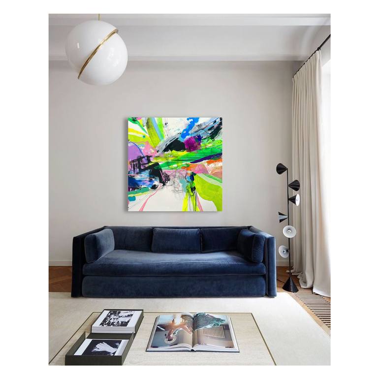 Original Abstract Painting by Maria Esmar