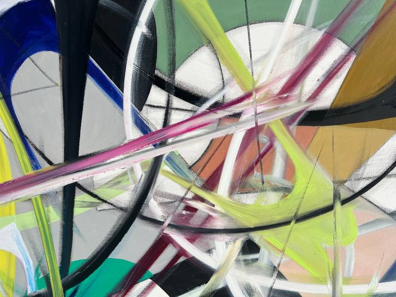 Original Abstract Expressionism Abstract Painting by Maria Esmar