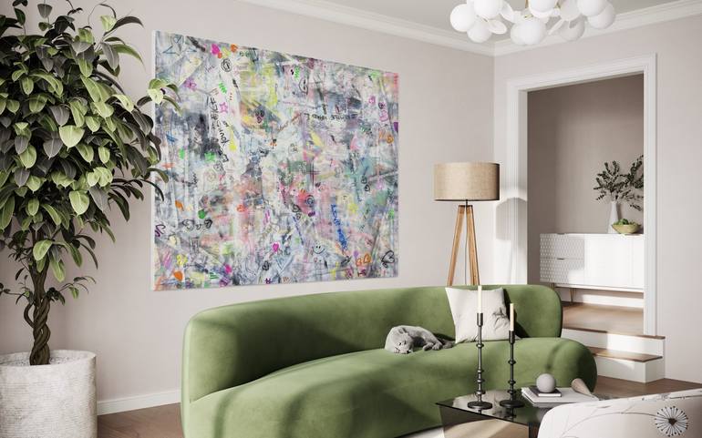 Original Abstract Painting by Maria Esmar