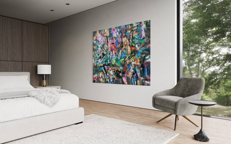 Original Abstract Painting by Maria Esmar