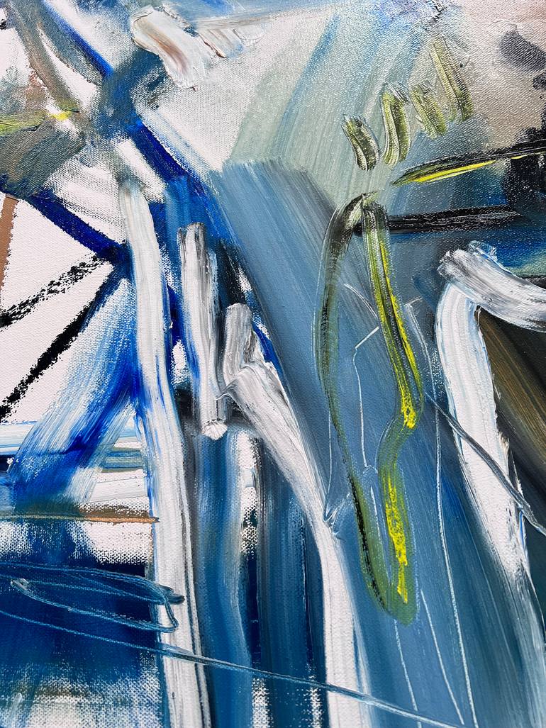 Original Abstract Expressionism Abstract Painting by Maria Esmar