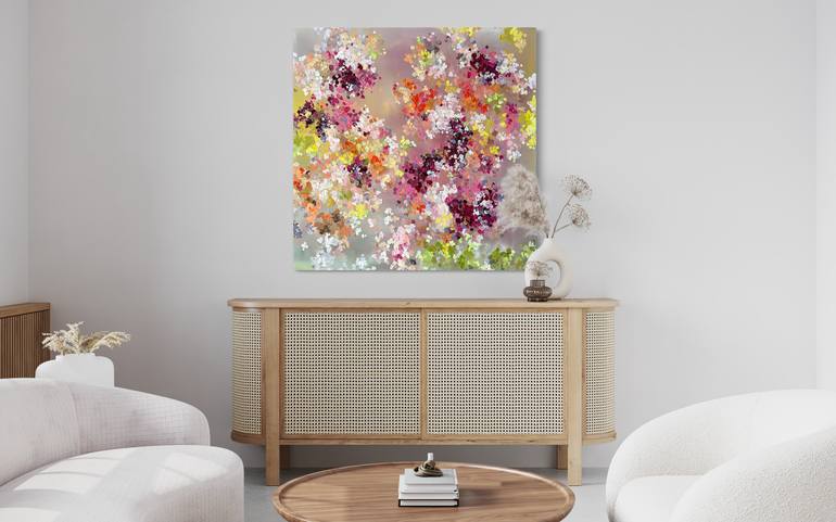 Original Abstract Expressionism Abstract Painting by Maria Esmar