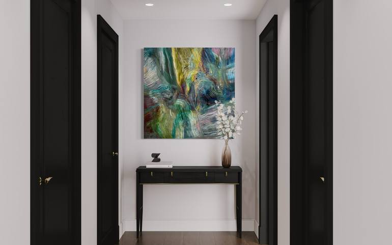 Original Abstract Expressionism Abstract Painting by Maria Esmar