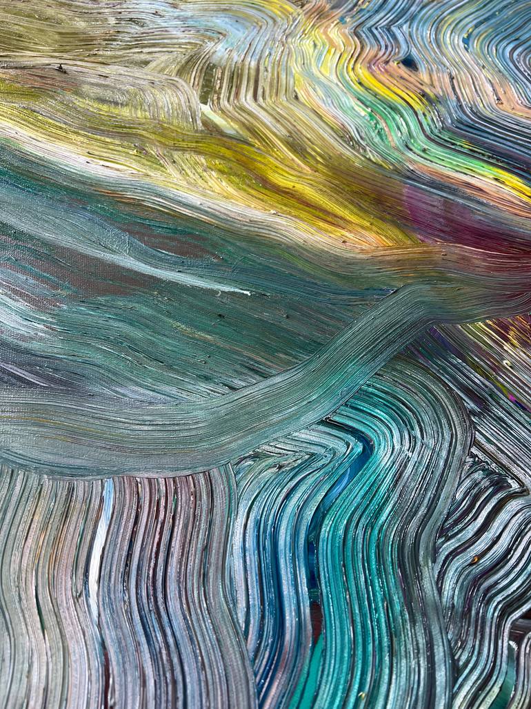 Original Abstract Expressionism Abstract Painting by Maria Esmar