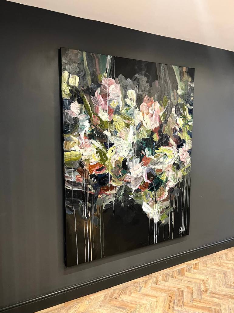 Original Abstract Expressionism Abstract Painting by Maria Esmar