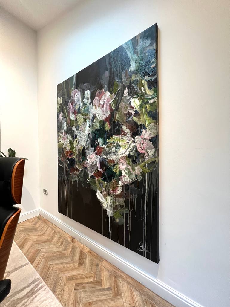 Original Abstract Expressionism Abstract Painting by Maria Esmar