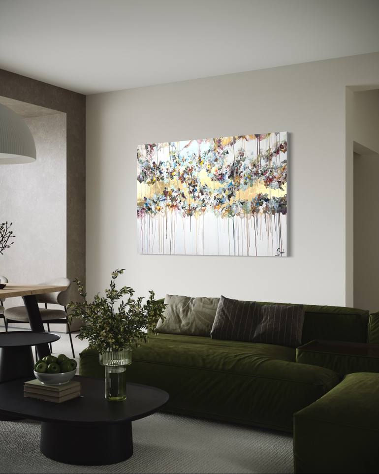 Original Abstract Expressionism Abstract Painting by Maria Esmar