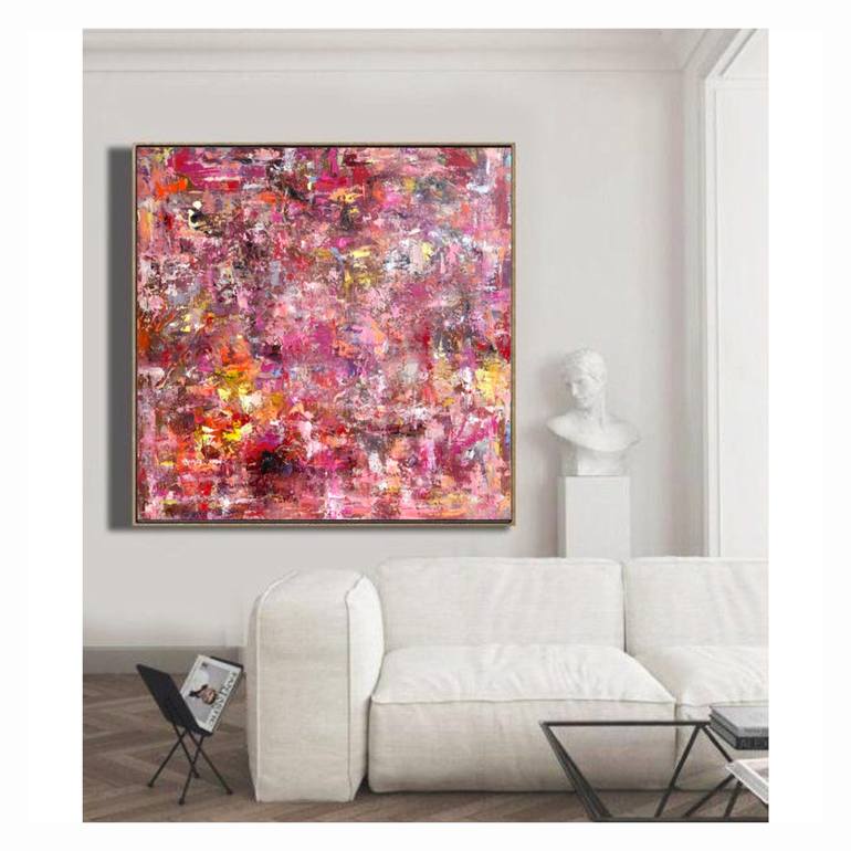 Original Abstract Expressionism Abstract Painting by Maria Esmar