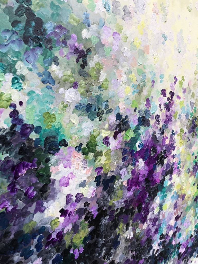 Original Impressionism Abstract Painting by Maria Esmar