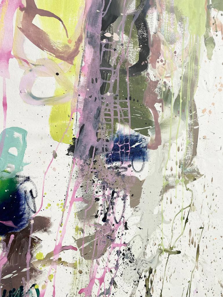 Original Abstract Expressionism Abstract Painting by Maria Esmar