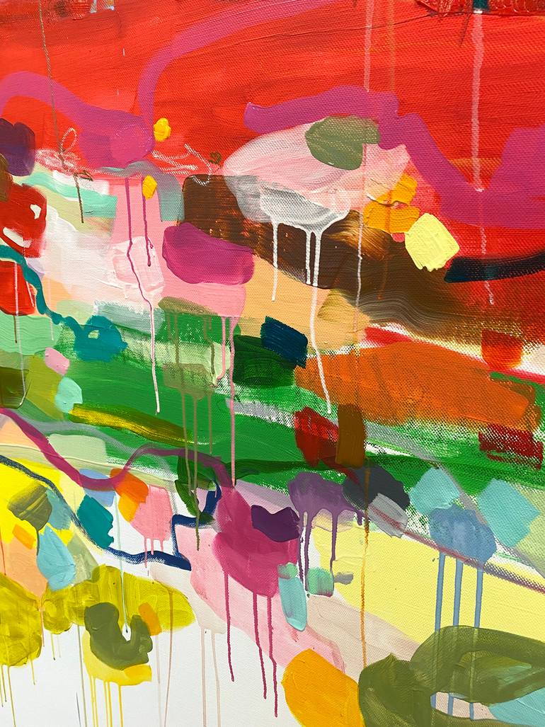 Original Abstract Expressionism Abstract Painting by Maria Esmar