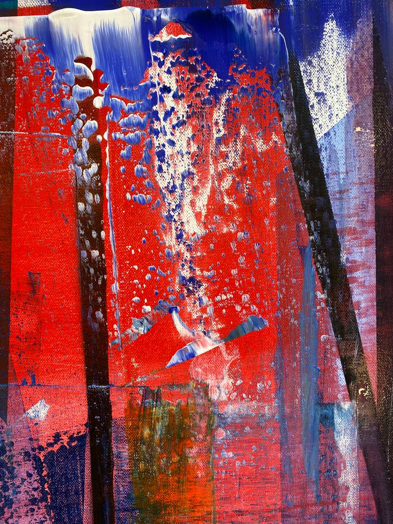 Original Abstract Expressionism Abstract Painting by Maria Esmar