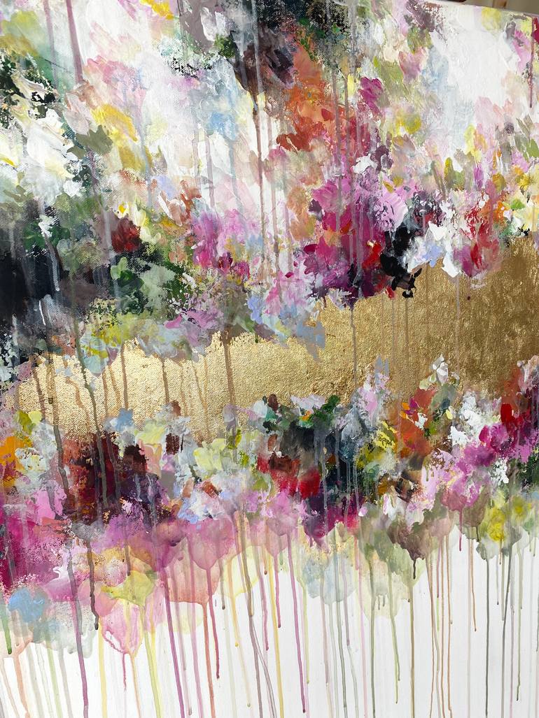 Original Abstract Expressionism Abstract Painting by Maria Esmar