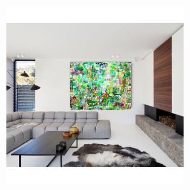 Original Abstract Expressionism Abstract Paintings by Maria Esmar