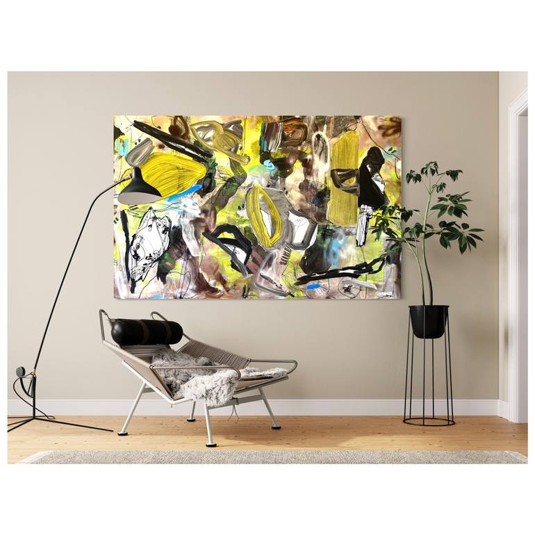 Original Abstract Painting by Maria Esmar