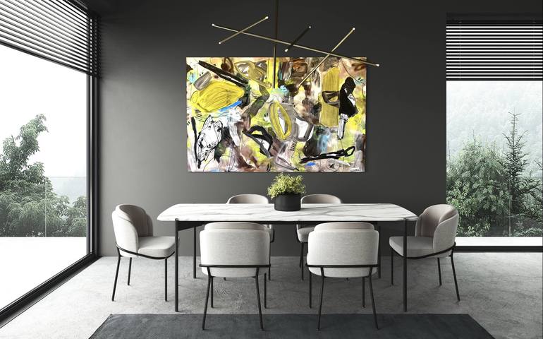 Original Abstract Painting by Maria Esmar