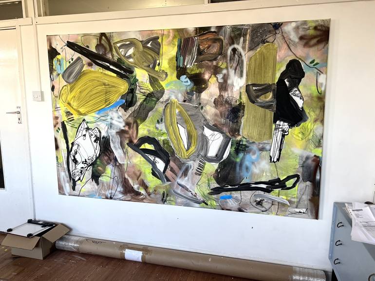 Original Abstract Painting by Maria Esmar