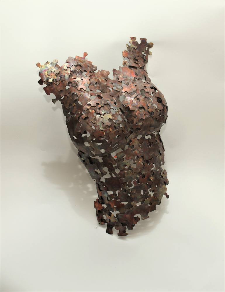 Original Abstract Body Sculpture by Susan Woodford