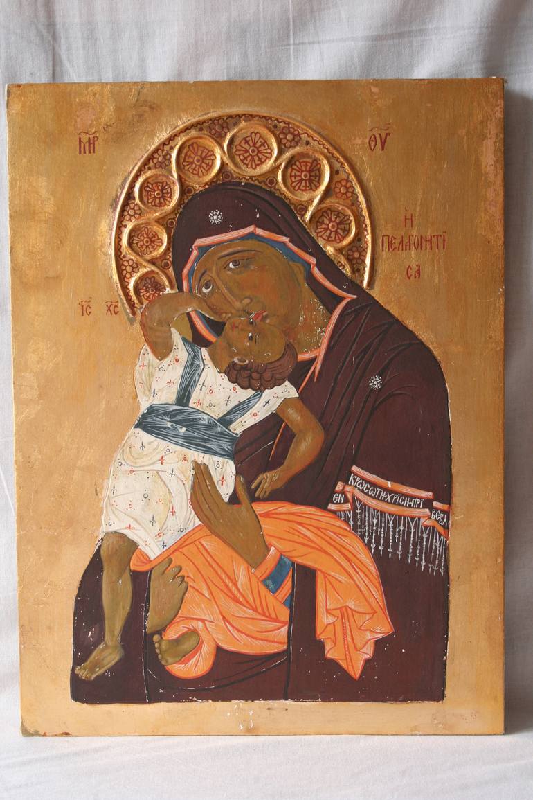 Original Figurative Religion Painting by Fedor Rakic