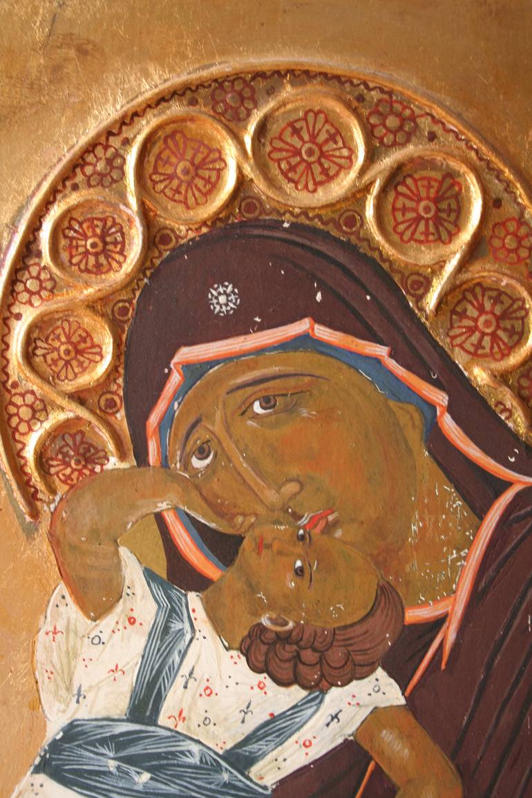 Original Figurative Religion Painting by Fedor Rakic