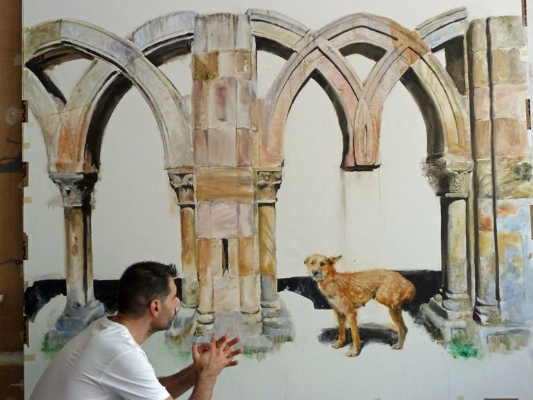 Original Conceptual Architecture Painting by Daniel Yordanov