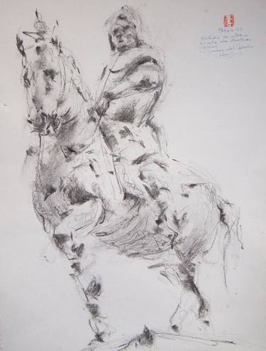 Study Equestrian statue of Colleoni. Andrea Verrochio.1480 thumb