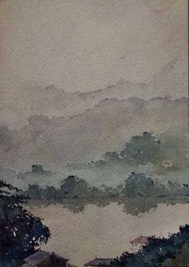 Original Landscape Painting by INAKI ARBULO