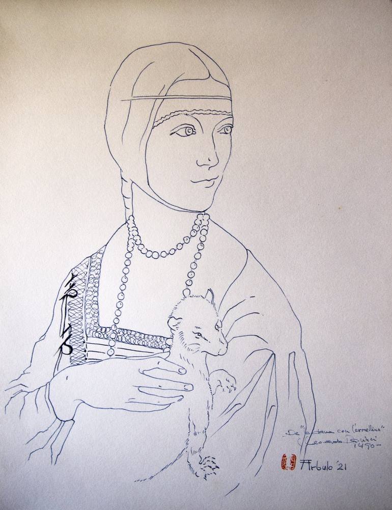 Print of Figurative Women Drawings by Inaki Arbulo