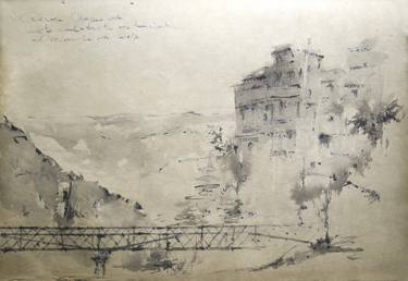 Original Landscape Drawings by INAKI ARBULO