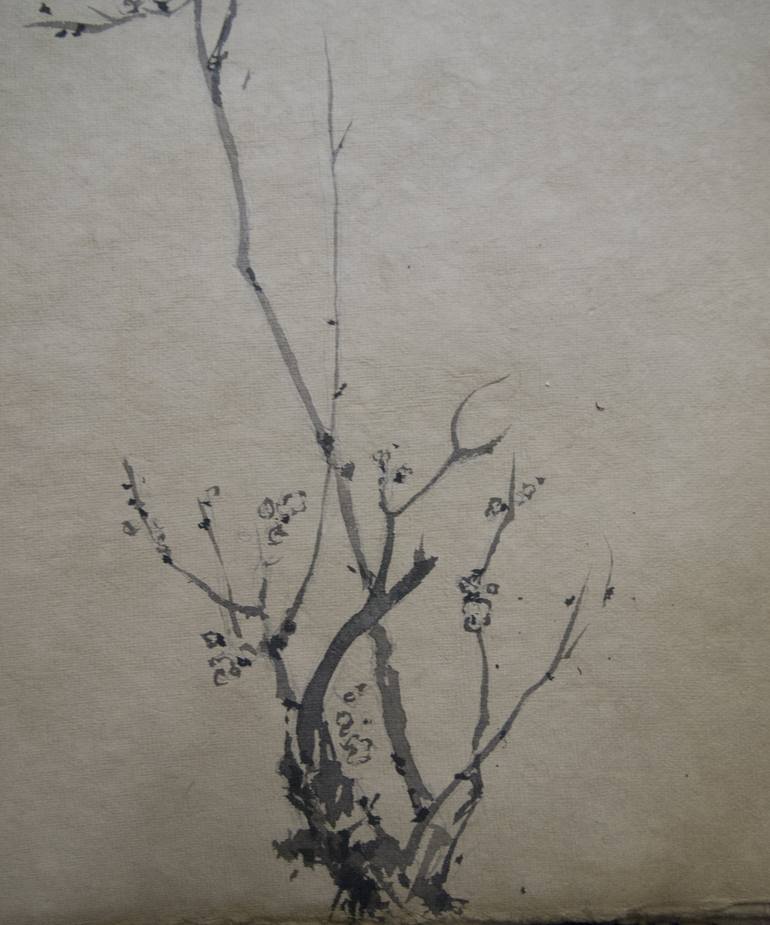 Original Expressionism Tree Painting by INAKI ARBULO