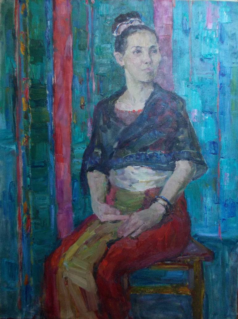 With A Sense Of Dignity Painting By Yuliia Prokopenko Saatchi Art